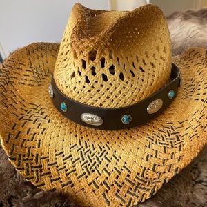 •Angela & William• Straw Cowboy Hat